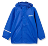 Chaqueta para la lluvia a prueba de viento y impermeable de PU poliéster para niños para los estudiantes que viajan en campamento