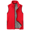 Chaleco de pesca para hombre 100% poliéster sin mangas sin tejido de vellón tejido