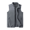 Moda Contraste Color Casual Polyéster Hombres Soft Vest Vest Micro -Fleece Gilet For Men Outdoor Chaqueta