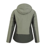 Chaqueta impermeable para mujer 3 en 1 - gris