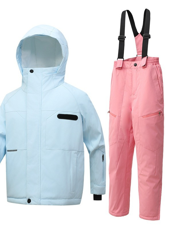 Chaqueta de esquí y pantalón para niños - azul