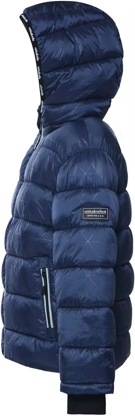 Chaqueta de hojaldre con capucha espesas de los niños con lana cálida forrada para senderismo al aire libre Escuela de viajes de la escuela de nieve Sports