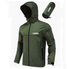 Chaqueta clásica para hombres impermeables para hombres ligeros transpirables y plegables para la caza de pescado Camping Camping