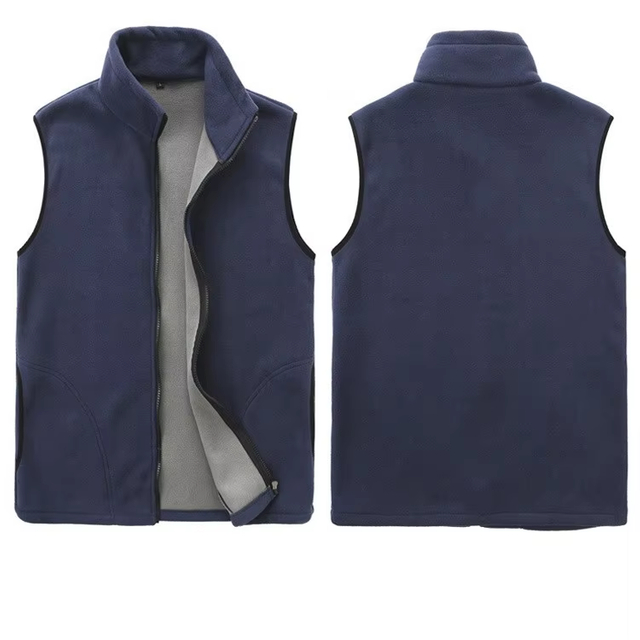 Men's Hunting Wear Polar Fleece Chaqueta de chaleco suave Chalecio Bordado personalizado Logo de bordado Invernal Invernal